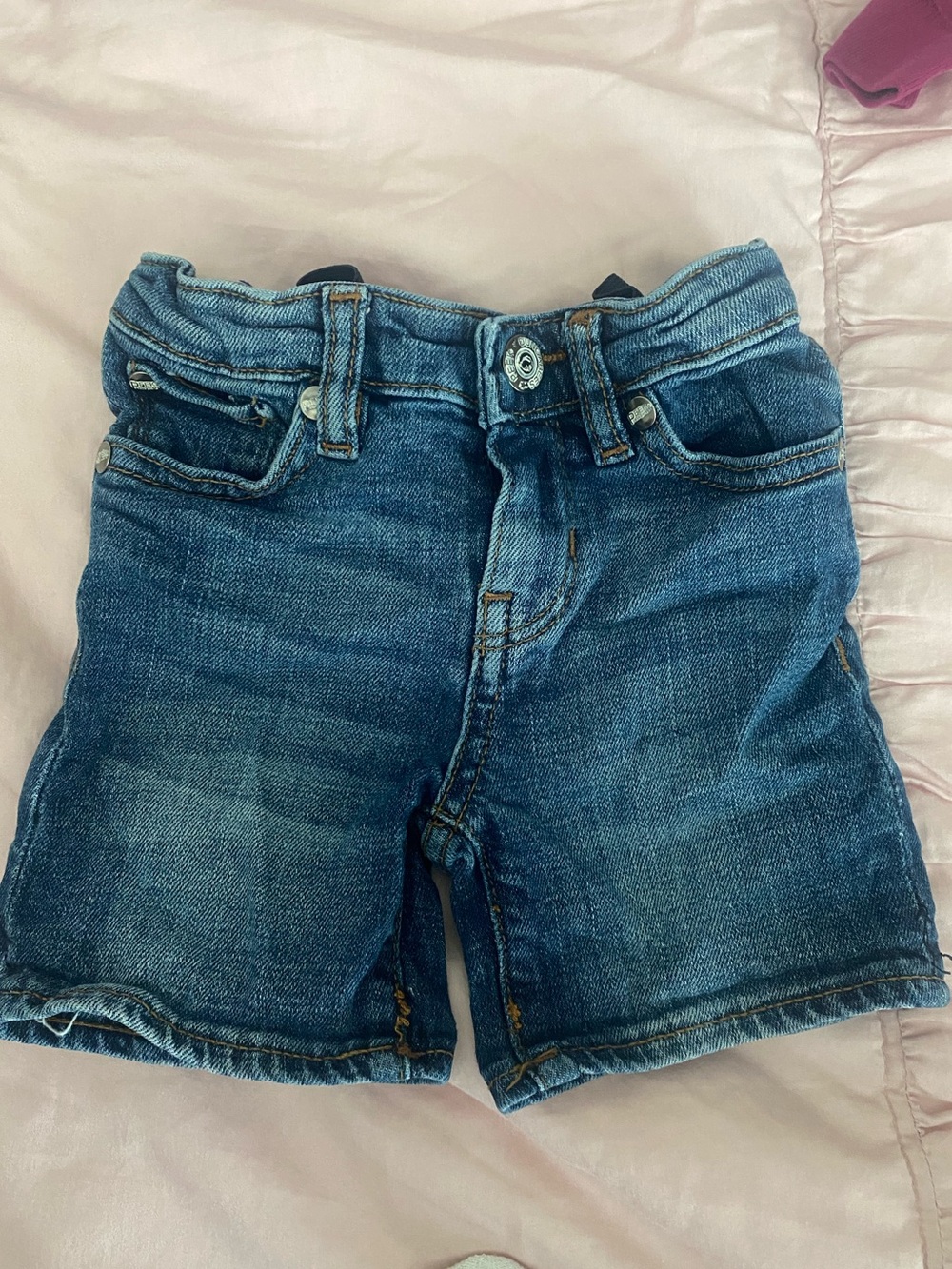 Peek dungarees denim shorts